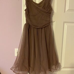 Elegant Brown Weissman lyrical dress
